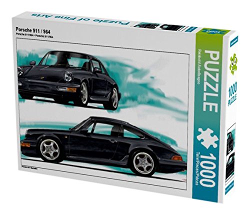 Porsche 911 / 964 1000 Teile Puzzle quer: Porsche 911 Illustration (CALVENDO Mobilitaet)