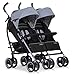 Twins Stroller Pushchair DUO - foldable and multifunctional highclass baby pram, Colour Greyfox