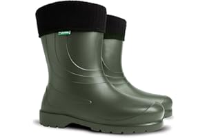 Agritrade AK Ladies Thermal Rain Boots Womens Lightweight EVA Durable Wellies Wellingtons LAURA -30C Non-slip Sole Removable Insulated Input