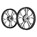 Kingway HR2F Y Model Bike Alloy Wheel Set of 2 19/19 Inch Black CNC for Royal Enfield Electra/Thunderbird RS.9998.00