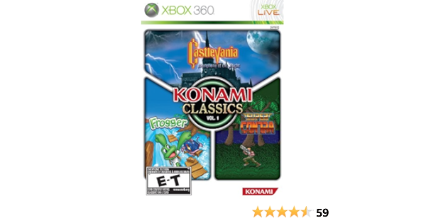 Konami Classics Vol 1 Xbox 360 Amazon In Video Games