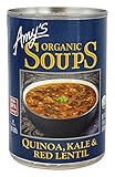 Amy's - Quinoa orgánica de la sopa, col rizada y lenteja roja - 14,4 oz.