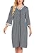 Produktbild ADOMES Jumpsuit Damen Onesie Pajamas kuschelig Schlafoveralls Overall Jogging Anzug mit Kapuze und Reißvweschluss Einteiler Hausanzug Trainingsanzug Schwarz (Marineweiß, XXL)
