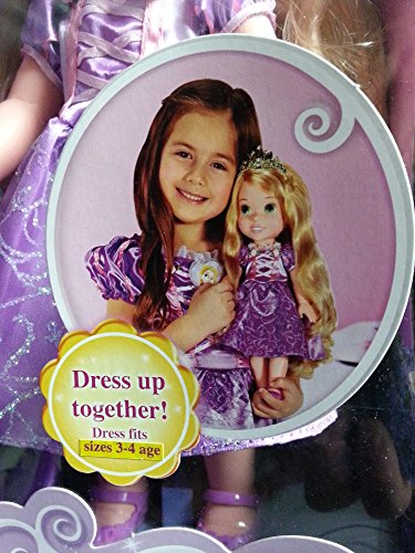 Disney My First Princess Rapunzel Doll & Toddler Dress Gift Set 3-4 years doll & dressing up costume