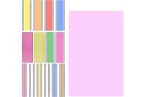 BOBOPACK 15 Pièces Bandes de Lecture Guidée Dyslexie Outils, Spécialement Conçu pour les Personnes Souffrant de Troubles de la Lecture,Surbrillance Bandes de Lecture Dyslexie Colorées