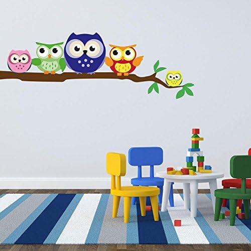 adesiviamo 1132-l Owls – Wall Sticker – Wall Sticker