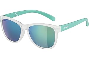 ALPINA LUZY - Verspiegelte und Bruchsichere Sonnenbrille für Kinder, ideal für Alltag und Outdoor, mit UV-A-, B- & -C-Schutz