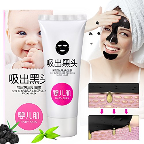Blackhead Peel Off Maske, LuckyFine Baby Skin Reinigungsmaske Mitesser Akne Öl-Kontrolle 70g - 2