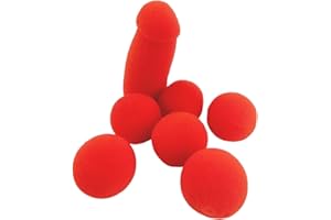 LexTex Éponge Banane Farce, Petite éponge for Frère avec 4 Boules D'éponge Rouges, Tours De Magie for Adultes, Accessoires De Magie De Scène Amusants, Accessoires De Gadget
