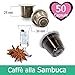 Produktbild 50 Kapseln Nespresso Kaffee Kompatibel Sambuca Kaffee - Hergestellt in Italien - Kickkick Kaffee