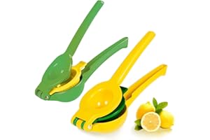 LACHT 2 Pièces Presse Agrumes Manuel, Presse Citron Manuel à Levier, Presse Citron Presse-Agrumes Fabriqué en Alliage de Zinc, Presse Orange Manuel pour Cuisine, Bar, Restaurant,presse citron