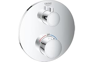 GROHE 24075000 Termostatyczna bateria prysznicowa - Chrom, 24076000