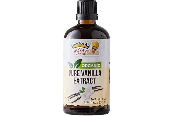 Vanilj extrakt Bio / 3.74 fl oz / 110 ml / glasflaska för överlägsen kvalitet / sockerfri / inget socker