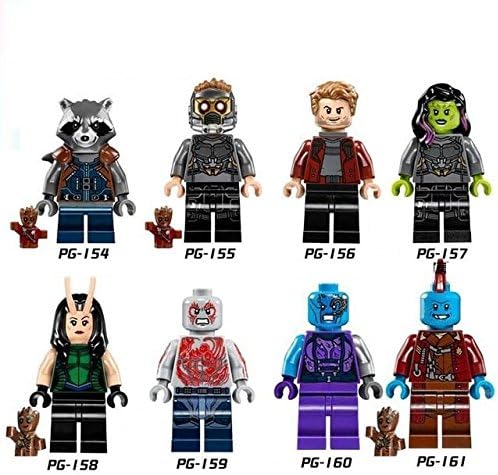 tashred32: Guardians of the Galaxy set Inc Groot X 7 Minifigures Building Toys Lego Compatibilli