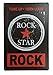 Produktbild Rock STA Tune Up Turn Loud Blechschild Metall Neuheit Retro Vintage Blechschild Wandschild 20 x 30 cm Deko Schild – Ideal für Pub Bar Office Home Schlafzimmer Esszimmer Küche – Cool Classic Shabby Chic Geschenk