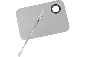 Tinksky Acier Inoxydable Maquillage Palette Spatule Outils de Mélange