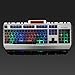 Produktbild J+N JN Mechanischer Griff Schwarz Orange Licht Spieltastatur,B