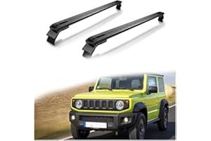 GTFRFD 2 Stück Auto Dachträger, für Suzuki JIMNY 2019-2024 Hochstabile Dachreling Rack Gepäck Querträger Relingträger Gepäckablage Car Zubehör