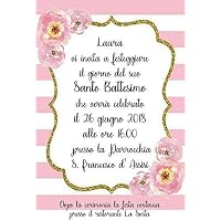 Biglietti Inviti Battesimo Personalizzati Alice Nel Paese