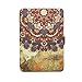 Produktbild Jiajun Lederhülle für Amazon alle neue Kindle Paperwhite 2015 300 PPI 3.Generation / 2015 / 2014 / 2015 Schutzhülle Hülle Tasche Case Cover Mit Sleep und Wake Smart Cover Funktion Clan Totem