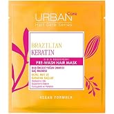 Urban Care Brezilya Keratin D&uuml;zleştirici Etkili Duş &Ouml;ncesi Sa&ccedil; Bakım Maskesi 50 ml-Vegan | D&uuml;zleştirici