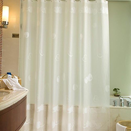 BJFF® Shower Curtain Solid Color Matte Waterproof Mildew Resistant Shading Thickening 100%Peva Bathroom Partition Curtains The Smallest ?47*79-Inch? , 120*200Cm