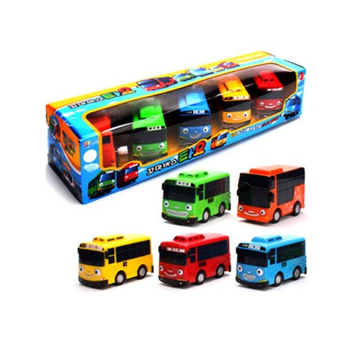 Preisvergleich Produktbild TAYO The Little Bus, Tayo + Rogi + Gani + Rani + Citu,5 Pcs set