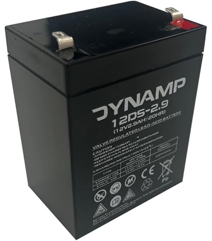 12V 5AH CSB EVX1245 Battery Replacement - High-Rate F2 Terminal Non-Spillable