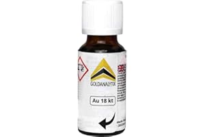 GOLDANALYTIX Acide d'essai or (18 carat, 750-20 ml) - test d'or