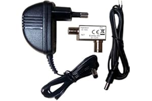 ELAP 360008 Alimentation 5-12 V pour Antenne TV TNT