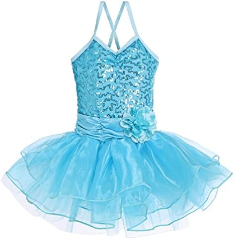 Mythgiftuk Sleeveless Cute Girl Leotard Toddler Ballet Tutu Dance Dress