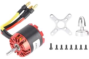 CAREDY Regolatore di velocità elettrico per aereo RC, 1300KV Telecomando in metallo Rotore esterno Motore brushless RC Motore aereo Motore RC Motore brushless RC