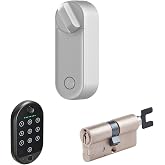 Yale Linus L2 Akıllı Kilit G&uuml;m&uuml;ş Ayarlanabilir Silindir Parmak İzi Okuyucu - 3'l&uuml; Bundle Seti