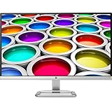HP 27ea  X6W32AA 68,58 cm (27 Zoll) Monitor (VGA, HDMI, 7ms grau zu grau Reaktionszeit) silber/weiß