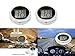 Produktbild Motorrad-Lenker Uhr, Konesky Stick-On Universal-Motorrad-Uhr wasserdichte Digitaluhr Yamaha Kawasaki Honda Suzuki Harley Davidson (2 Pcs)