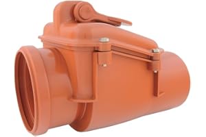 Chiusura con valvola anti-ritorno regolabile, diametro DN 110 (Aquer)