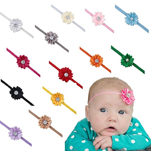 Ouneed® Babyschmuck Haarband , Kind Mädchen Baby Stirnband Kleinkind Blumen Haar Band - 3