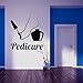 Produktbild Pediküre Wandtattoo Nail Stylist Mädchen Beauty Salon Wandaufkleber Mode Frau Design Kunst Fenster Removabel Decor Poster 56X64Cm