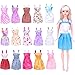 Produktbild Rocita 16 Pack Barbie Puppe Kleidung, Barbie Puppe Kleidung Party Gewand Outfits für Girl 's Geburtstag