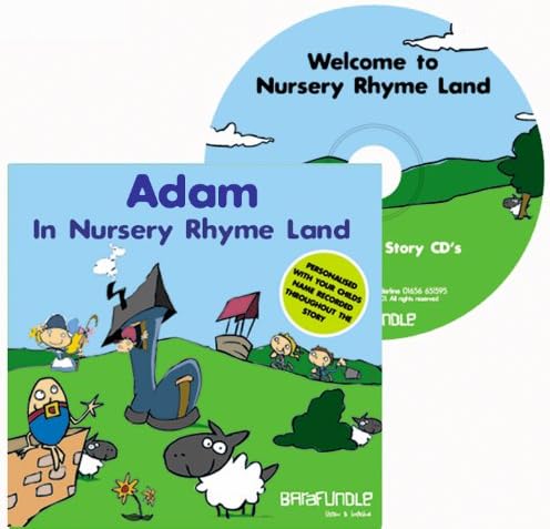 Barafundle Personalised Story CD Adam in Nursery Rhyme Land