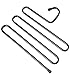 Produktbild DaoRier Hose Kleiderbügel S-Type Edelstahl Hosen Rack 5 Schichten Mehrzweck-Closet Kleiderbügel Magic Space Saver Storage Rack Space Saver 1 Stück