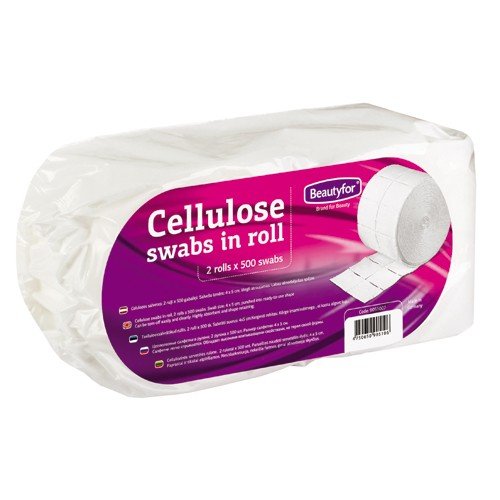 1000 Pcs Lint Free Nail Wipes on a Roll, 2 rolls x 500