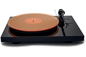 Hudson Hi-Fi Acrylic Turntable Mat - OrangeLit - LP Slipmat