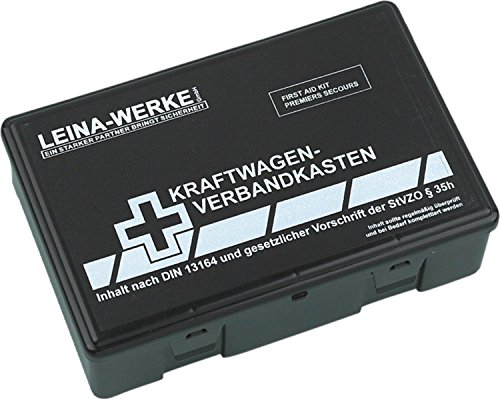 Preisvergleich Produktbild normani KFZ Verbandskasten Schwarz Inhalt nach DIN 13164