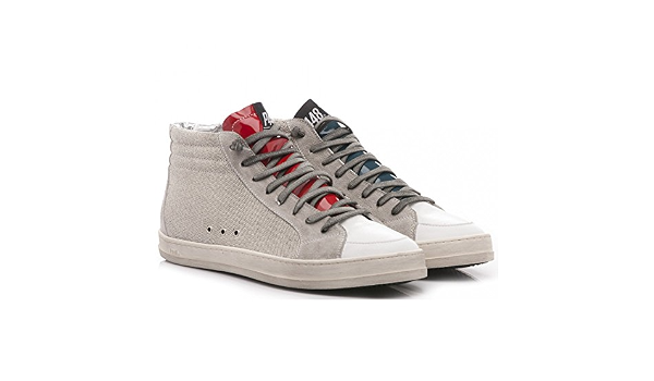 P448 JOHN WHITE/ORANGE SNEAKERS UOMO PELLE BIANCA ARANCIONE|Shoe Center