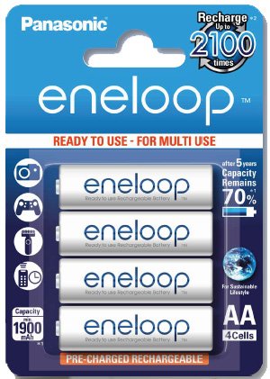 Preisvergleich Produktbild eneloop HR-3UTGB Akku (3. Generation, AA Batterien) 4er Pack