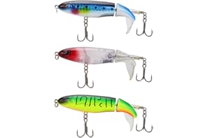 Kastwill Lápiz Popper Señuelo Pesca Artificial Duro 15 cm 36 g Wobbler Flotante Multi-Segmentos Swimbait Siluros Bass Lubina Señuelo para Pesca Spinning con 2 Triángulo Ganchos
