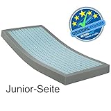 Betten-ABC OrthoMatra Junior-Duo, Baby- und Kindermatratze mit Trittkante, Baby- und Kleinkindseite, abnehmbarer und waschbarer Bezug mit Aloe Vera, atmungsaktiv, Größe: 60 x 120 cm - 4
