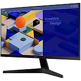 Samsung Monitor S31C (S24C312), Flat, 24'', 1920x1080 (Full HD), IPS, 75 Hz, 5 ms, FreeSync, D-Sub, HDMI, Eye Saver Mode, Fli