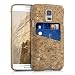 Produktbild kwmobile Schutzhülle für Samsung Galaxy S5 / S5 Neo mit Fächern – Hardcase Hülle in Hellbraun